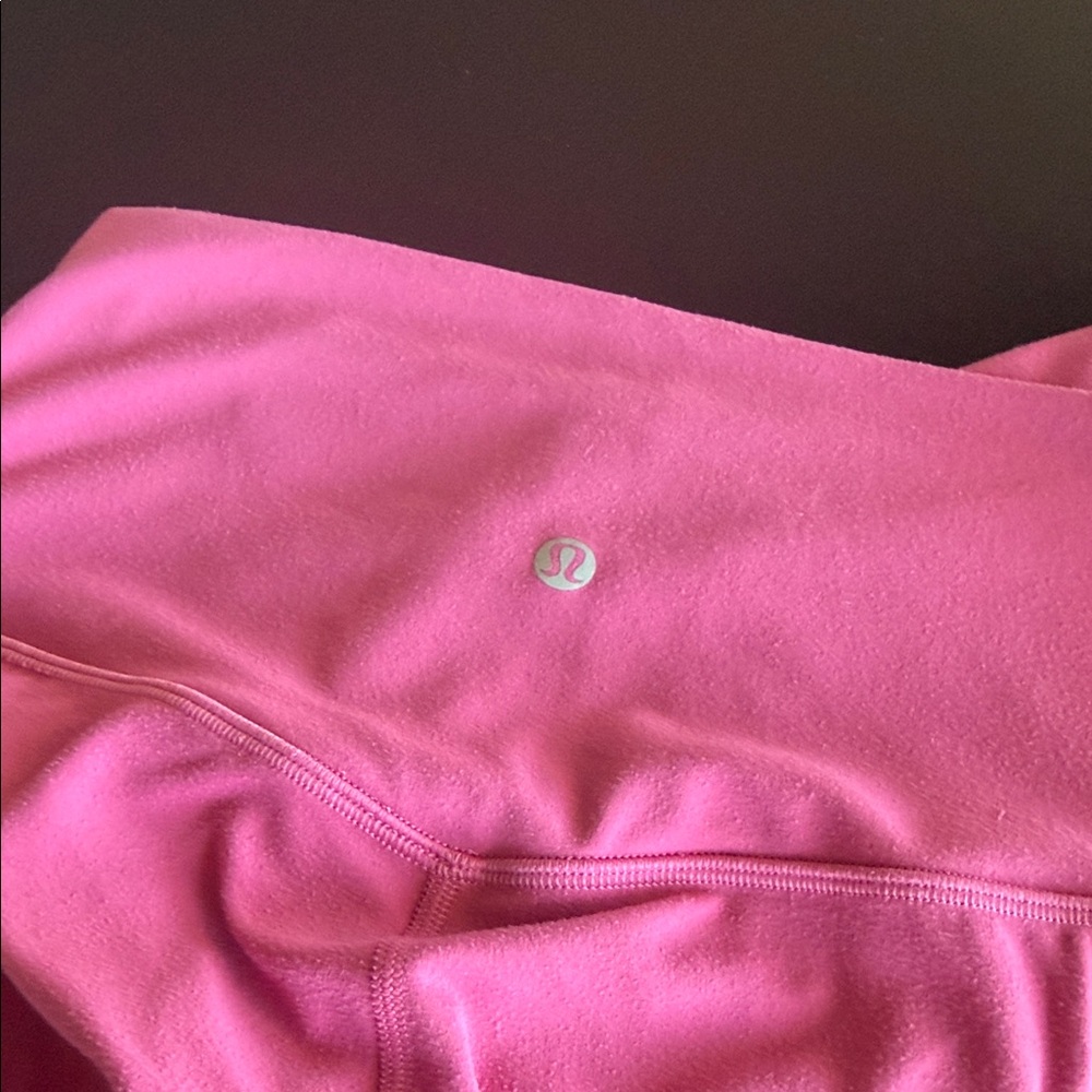 Lululemon align  Pink Leggings with Signature Logo